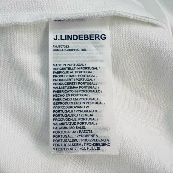 J. Lindeberg Camilo Short Sleeve Black Eagle Graphic Sweatshirt Tee Medium NEW - Picture 12 of 14